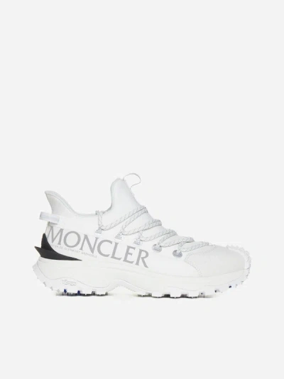 MONCLER TRAILGRIP LITE2 NYLON LOW TOP SNEAKERS