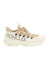 Moncler Lite 2 Trailgrip Sneakers With Vibram Sole In Camel