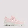 Moncler Trailgrip Lite2 Sneakers With Rugged Sole And Distinctive Logo In Pastel Pink