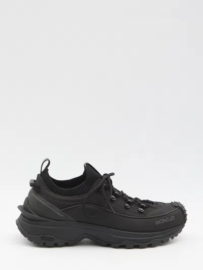 Moncler Black Trailgrip Lite3 Low Top Polyester Sneakers