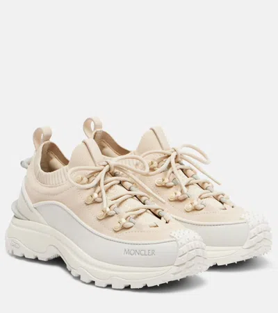 Moncler Trailgrip Lite3 Nubuck & Suede Sneakers