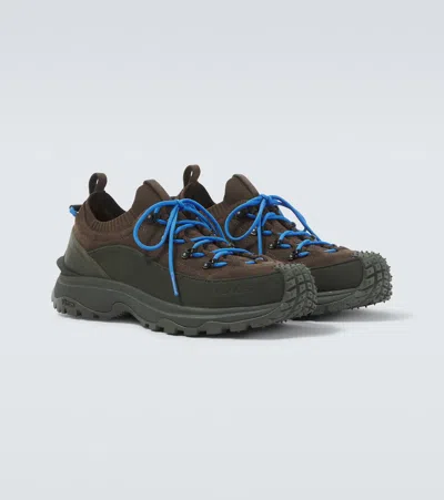 Moncler Trailgrip Lite 3 Low Top Sneaker In Brown