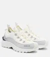 Moncler Trail Lite Three Sneaker Pull Tab Collar In Neutral
