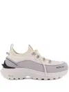 Moncler Trail Lite Three Sneaker Pull Tab Collar In White