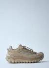 Moncler Men Trailgrip Low Top Sneakers In Beige