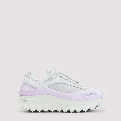 Moncler Trailgrip Sneakers Mesh Nubuck Microfiber In Purple