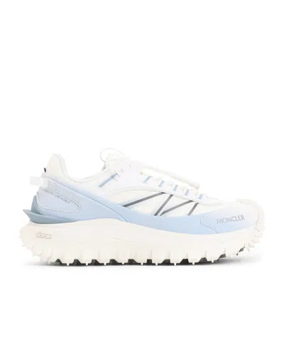 Moncler Trailgrip Sneakers In Technical Fabric And Mesh With Side Lettering Logo In Multi