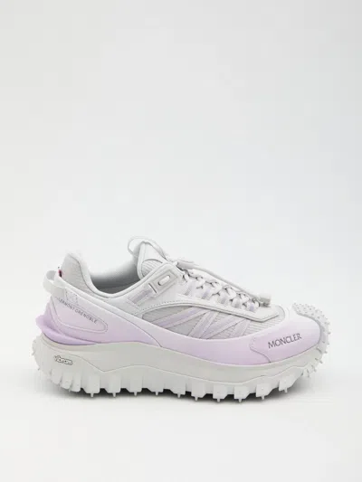 Moncler Trailgrip Low Top Sneakers In Purple