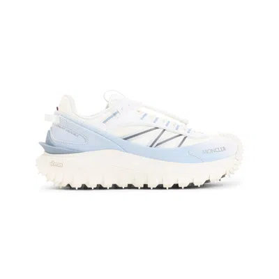 Moncler Trailgrip Sneakers In Technical Fabric And Mesh With Side Lettering Logo In Multi