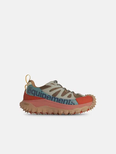 Moncler 'trailgrip' Multicolor Leather Blend Sneakers