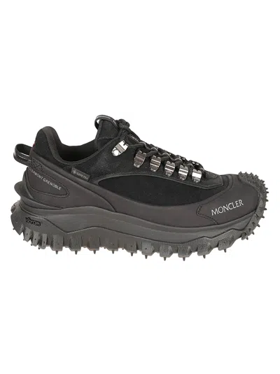 Moncler Trailgrip Multicolor Leather Blend Trainers In 999