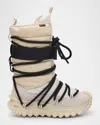 MONCLER TRAILGRIP NYLON LACE-UP SNOW BOOTS