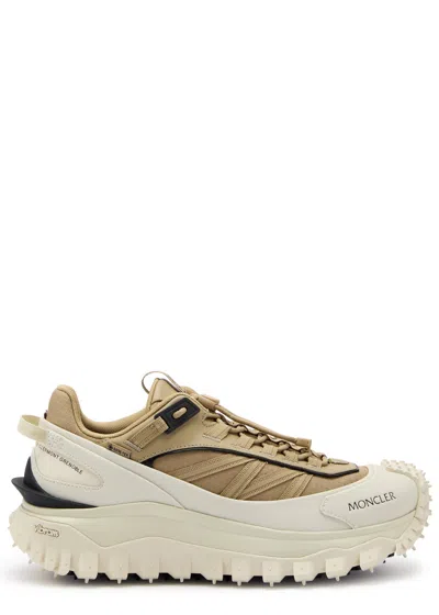 Moncler Trailgrip Leather-trimmed Sneakers In Multi