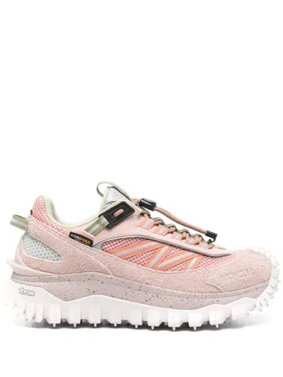 Moncler Trailgrip Trainers In Pink