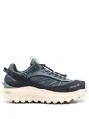 Moncler Sneakers Trailgrip En Daim Et Cuir In Blue