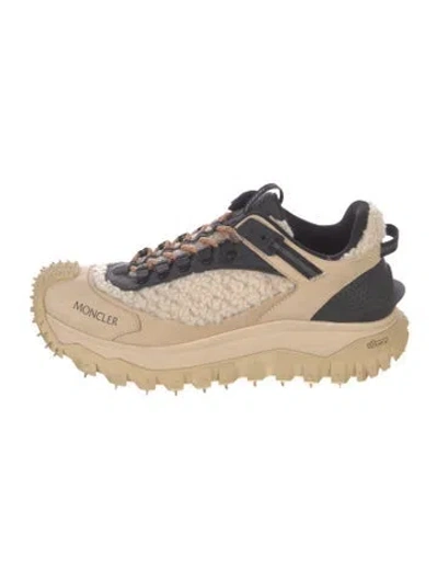 Pre-owned Moncler Trailgrip Sneakers In Brown