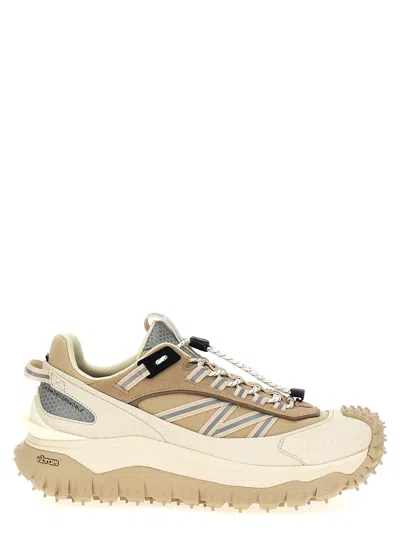 Moncler Trailgrip Trainers In Beige