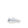Moncler Trailgrip Sneakers In Technical Fabric And Mesh With Side Lettering Logo In White