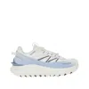 Moncler Trailgrip Sneakers In Technical Fabric And Mesh With Side Lettering Logo In White