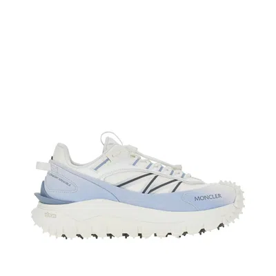 Moncler Trailgrip Sneakers In Technical Fabric And Mesh With Side Lettering Logo In Multi