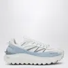 Moncler Trailgrip Sneakers In Technical Fabric And Mesh With Side Lettering Logo In White