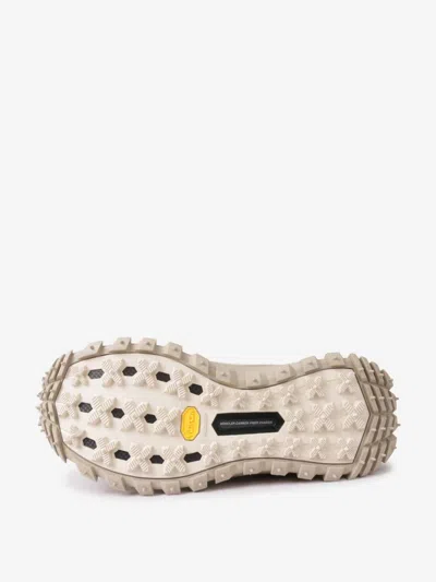 Moncler Trailgrip Suede Sneakers In Brown