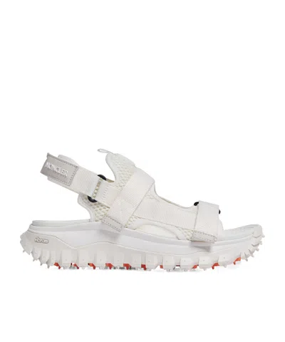 Moncler Trailgrip Vela Water-repellent Sandals In White