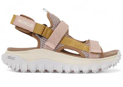 Pre-owned Moncler Trailgrip Vela Waterrepellent Sandal Brown (women's) Sneakers In Pink