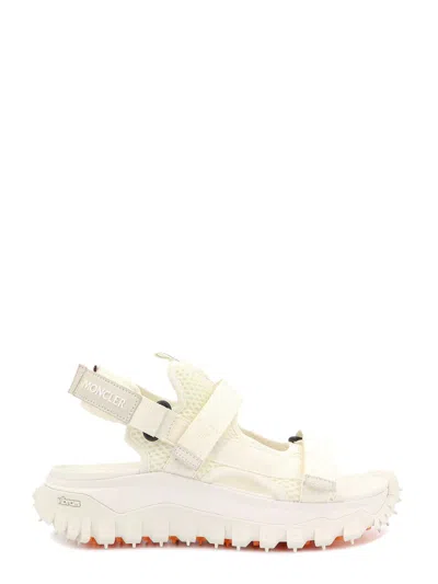Moncler 45mm Trailgrip Vela Tech Sandals In White