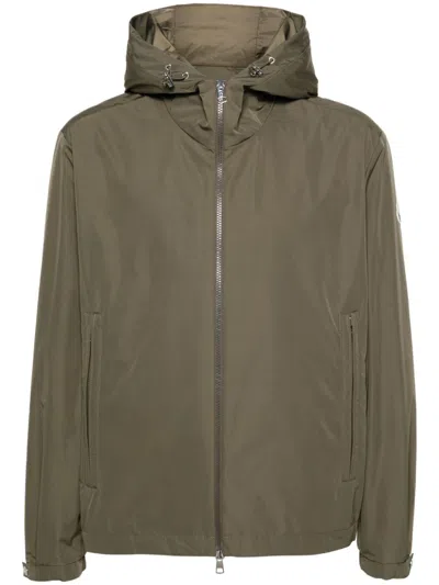 Moncler Traversier Rain Jacket In Green