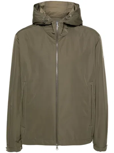 Moncler Khaki Traversier Jacket In Dark Olive Green 823