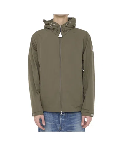 Moncler Traversier Hooded Jacket In Green