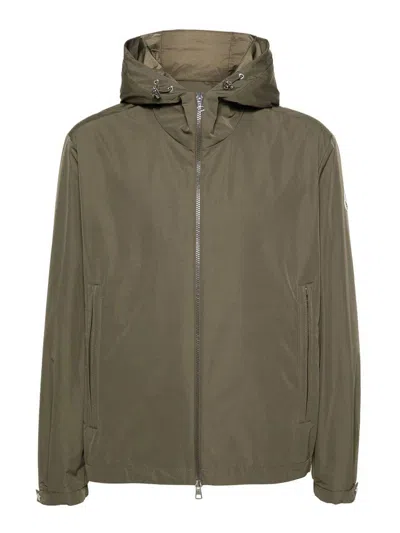 Moncler Khaki Traversier Jacket In Dark Olive Green 823