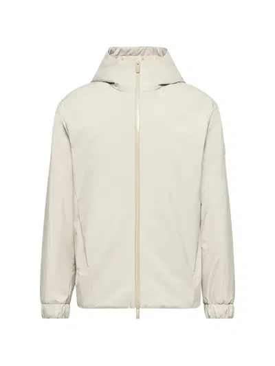 Moncler Trelatete Hooded Zip-up Jacket In Neutral