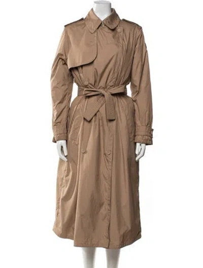 Pre-owned Moncler Trench Coat In Neutrals