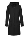 Moncler Laerte Black Long Parka Trench