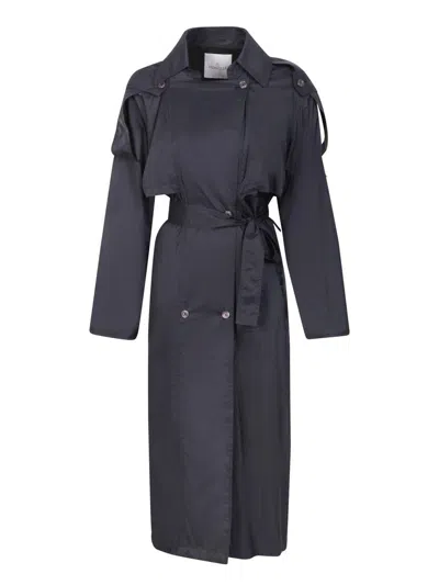Moncler Trench Coats In Black