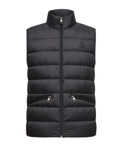 Moncler Treompan Down Gilet In Black