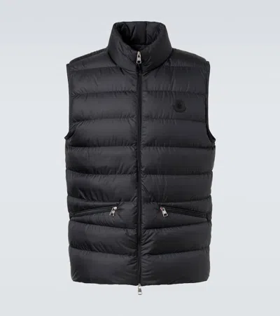 Moncler Treompan Down Vest In Black