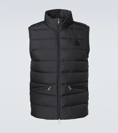Moncler Treompan Tech Down Gilet In Black
