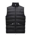 Moncler Treompan Tech Down Vest In Black