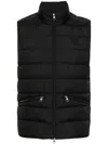 Moncler Treompan Down Gilet In Black