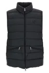Moncler Treompan Black Padded Gilet In Polyester In Black