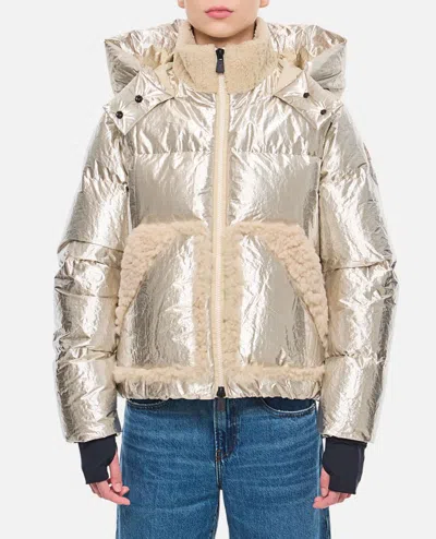 Moncler Trevelin Down Filled Bomber In Neutrals