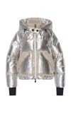 Moncler Trevelin Tech Down Jacket In Silver