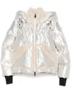 Moncler Trevelin Tech Down Jacket In Metallic