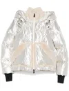 Moncler Trevelin Tech Down Jacket In Metallic