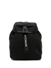 Moncler New Pierrick Nylon Backpack In Black