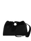 Moncler Trick Drawstring Clutch Bag In Black