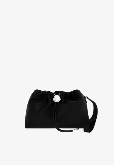 Moncler Trick Drawstring Clutch Bag In Pink
